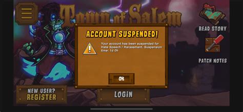 town of salem ban.